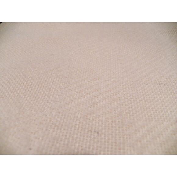 Vintage Faribo Throw Blanket, Cream Fringed Wool & Acrylic, Minnesota USA Made - Picture 3 of 5